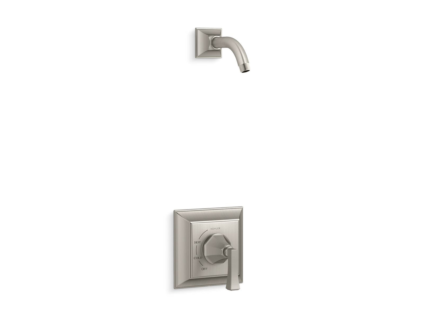 KOHLER K-TLS462-4V-BN Memoirs Stately Rite-Temp Shower Trim Kit, Without Showerhead In Vibrant Brushed Nickel