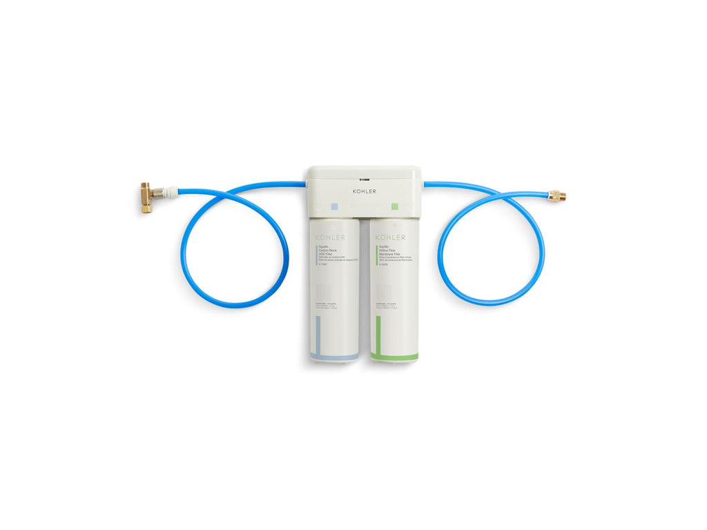 KOHLER K-29638-NA Aquifer+ Two-Stage Water Filtration System