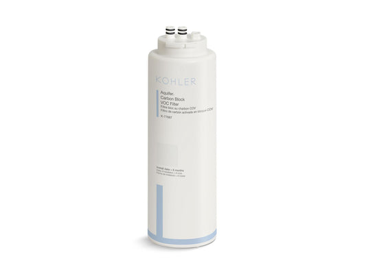 KOHLER K-77687-NA Aquifer Single Replacement Filter Cartridge