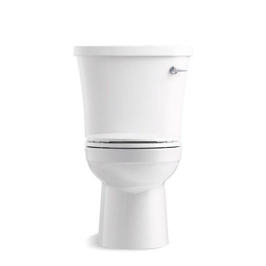 KOHLER K-25087-SSTR-0 Kingston Two-Piece Elongated Toilet, 1.28 Gpf In White