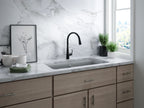 KOHLER K-22036-CP Simplice Touchless Pull-Down Kitchen Sink Faucet With Three-Function Sprayhead - Polished Chrome