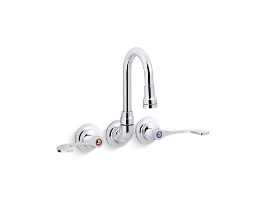 KOHLER K-520T70-5AEA-CP Triton Bowe Shelf-Back Sink Faucet In Polished Chrome