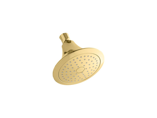 KOHLER K-10282-AK-PB Forte Single-Function Showerhead, 2.5 Gpm In Vibrant Polished Brass