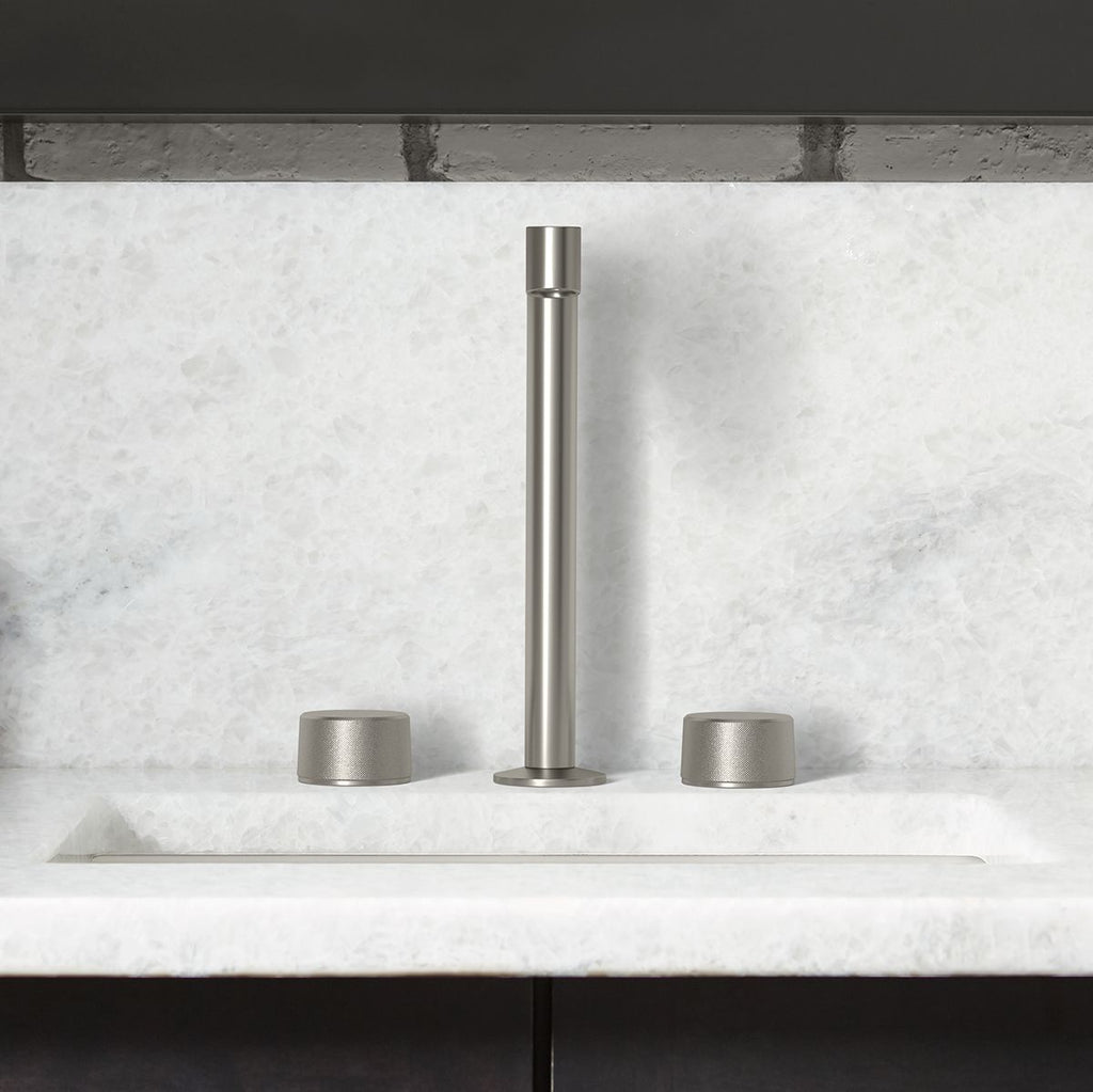 KOHLER K-77974-8-SN Components Oyl Bathroom Sink Faucet Handles - Vibrant Polished Nickel