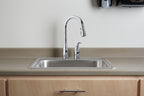 KOHLER K-647-BL Simplice Pull-Down Kitchen Sink Faucet With Three-Function Sprayhead - Matte Black