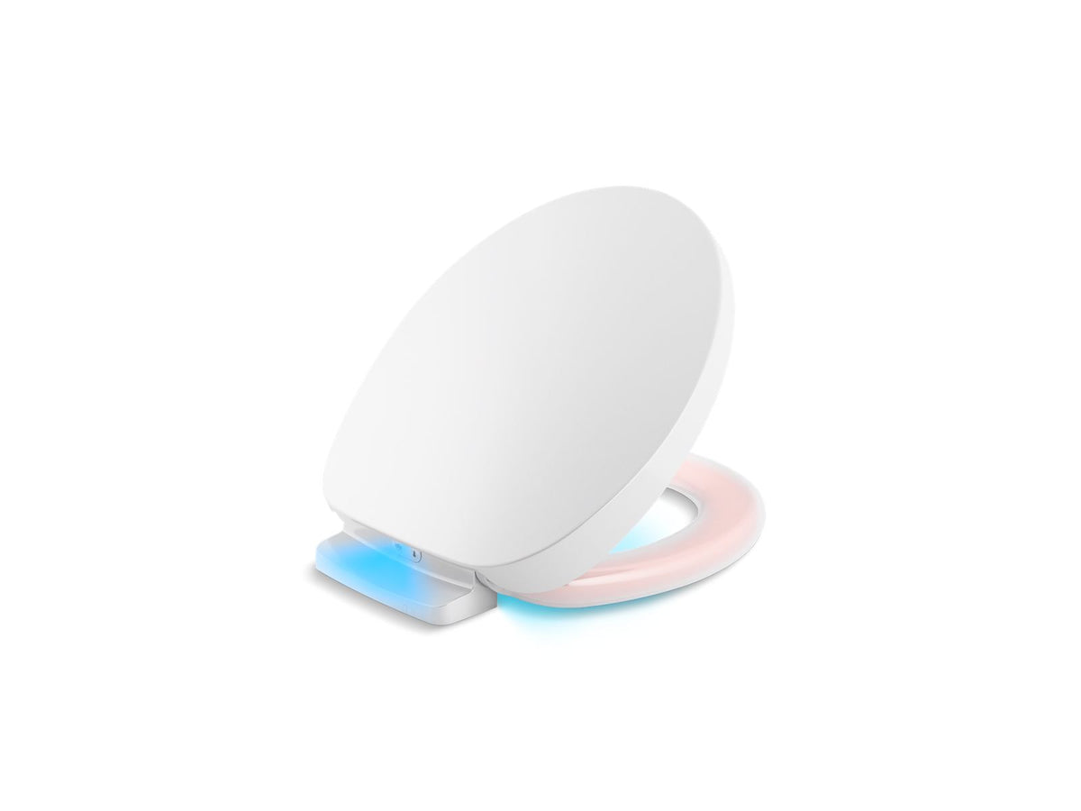 KOHLER K-10515-0 Purewarmth Heated Round-Front Toilet Seat - White