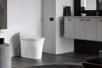 KOHLER K-5401-PA-0 Veil One-Piece Compact Elongated Smart Toilet, Dual-Flush - White