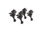 KOHLER K-204-P5 Artifacts Ball-And-Claw Feet - Iron Black