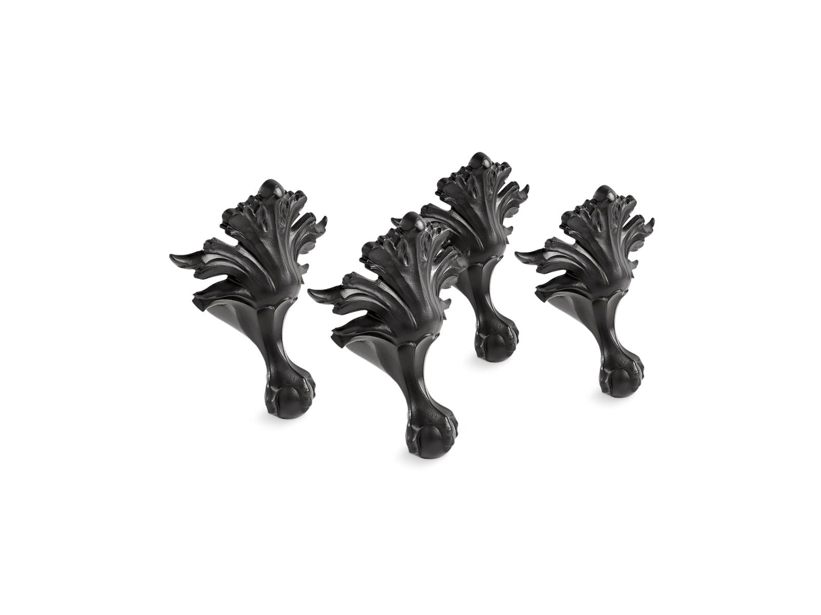 KOHLER K-204-P5 Artifacts Ball-And-Claw Feet - Iron Black