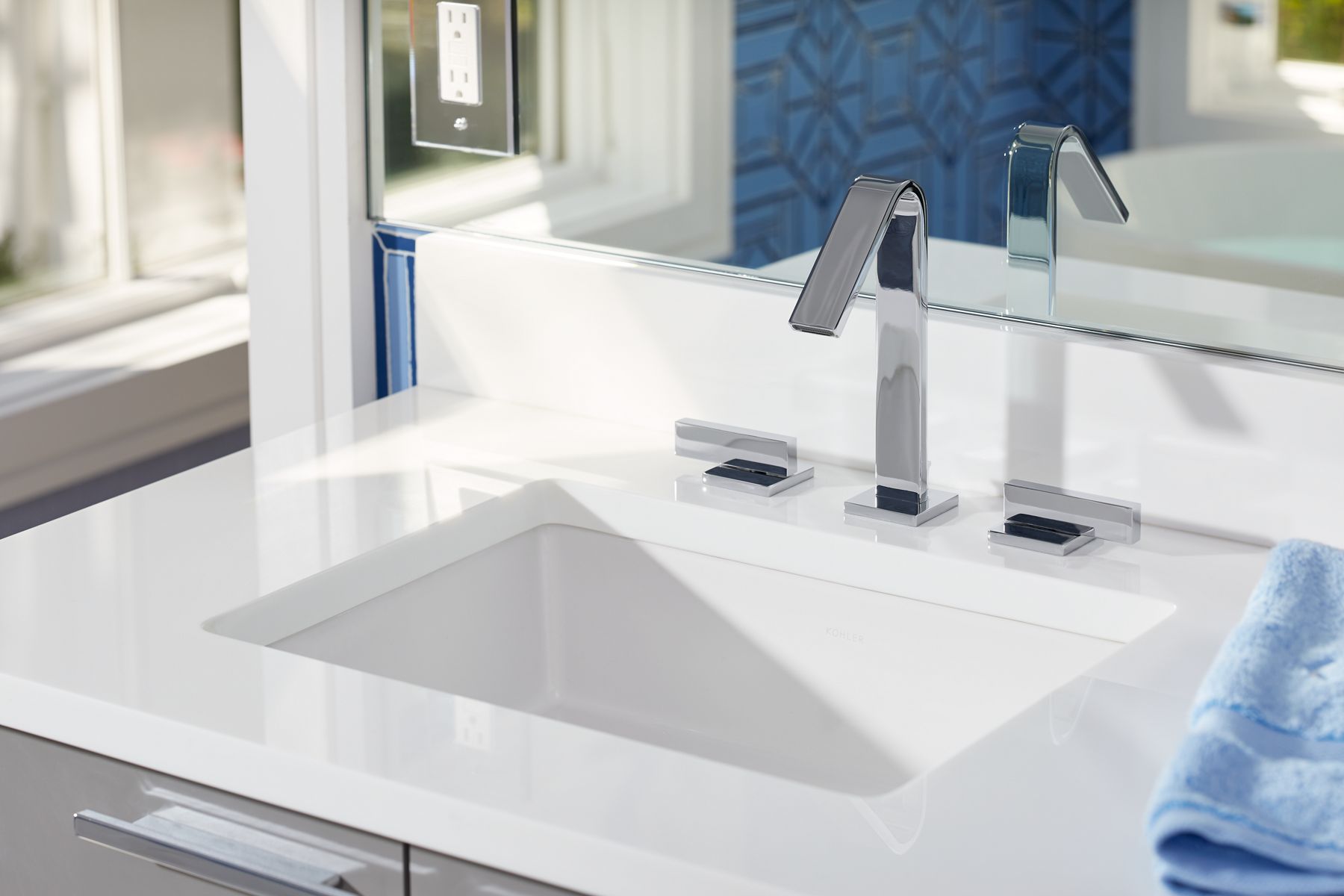 KOHLER K-2882-NY Verticyl 19-3/4" Rectangular Undermount Bathroom Sink - Dune