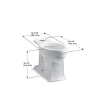 KOHLER K-4356-7 Archer Elongated Toilet Bowl - Black Black
