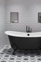 KOHLER K-T97328-4-BL Purist Floor-Mount Bath Filler Trim With Handshower - Matte Black