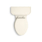 KOHLER K-3940-96 Kathryn One-Piece Compact Elongated Toilet With Concealed Trapway, 1.28 Gpf In Biscuit