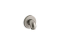 KOHLER K-22172-BN Purist Stillness Wall-Mount Supply Elbow With Check Valve - Vibrant Brushed Nickel