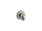 KOHLER K-22172-BN Purist Stillness Wall-Mount Supply Elbow With Check Valve - Vibrant Brushed Nickel
