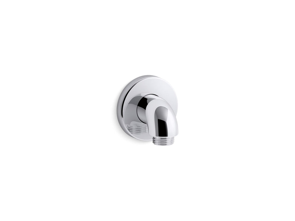 KOHLER K-22172-AF Purist Stillness Wall-Mount Supply Elbow With Check Valve - Vibrant French Gold