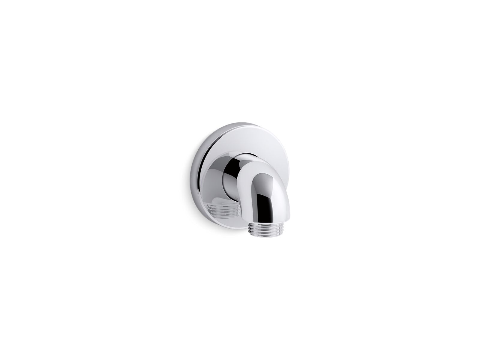 KOHLER K-22172-AF Purist Stillness Wall-Mount Supply Elbow With Check Valve - Vibrant French Gold