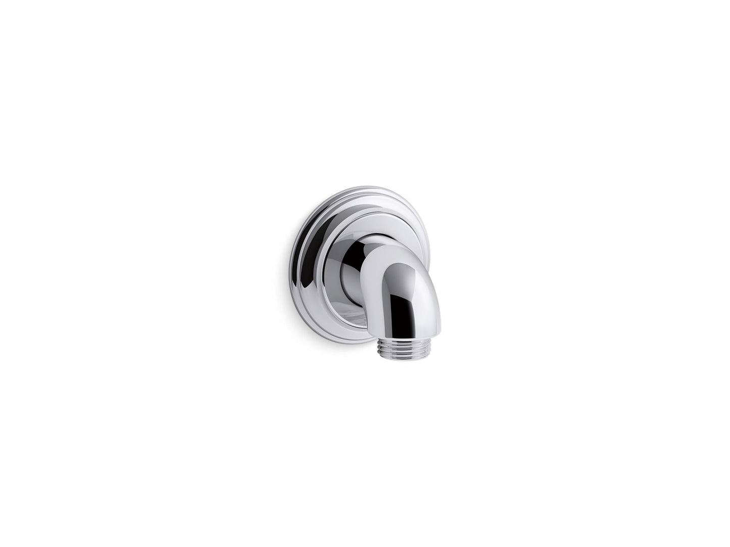 KOHLER K-22173-BV Bancroft Wall-mount supply elbow with check valve - Vibrant Brushed Bronze