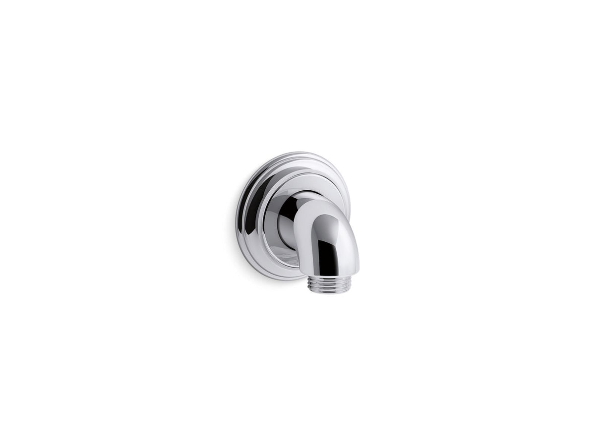 KOHLER K-22173-BV Bancroft Wall-Mount Supply Elbow With Check Valve - Vibrant Brushed Bronze