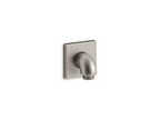 KOHLER K-22175-BN Loure Wall-Mount Supply Elbow With Check Valve - Vibrant Brushed Nickel