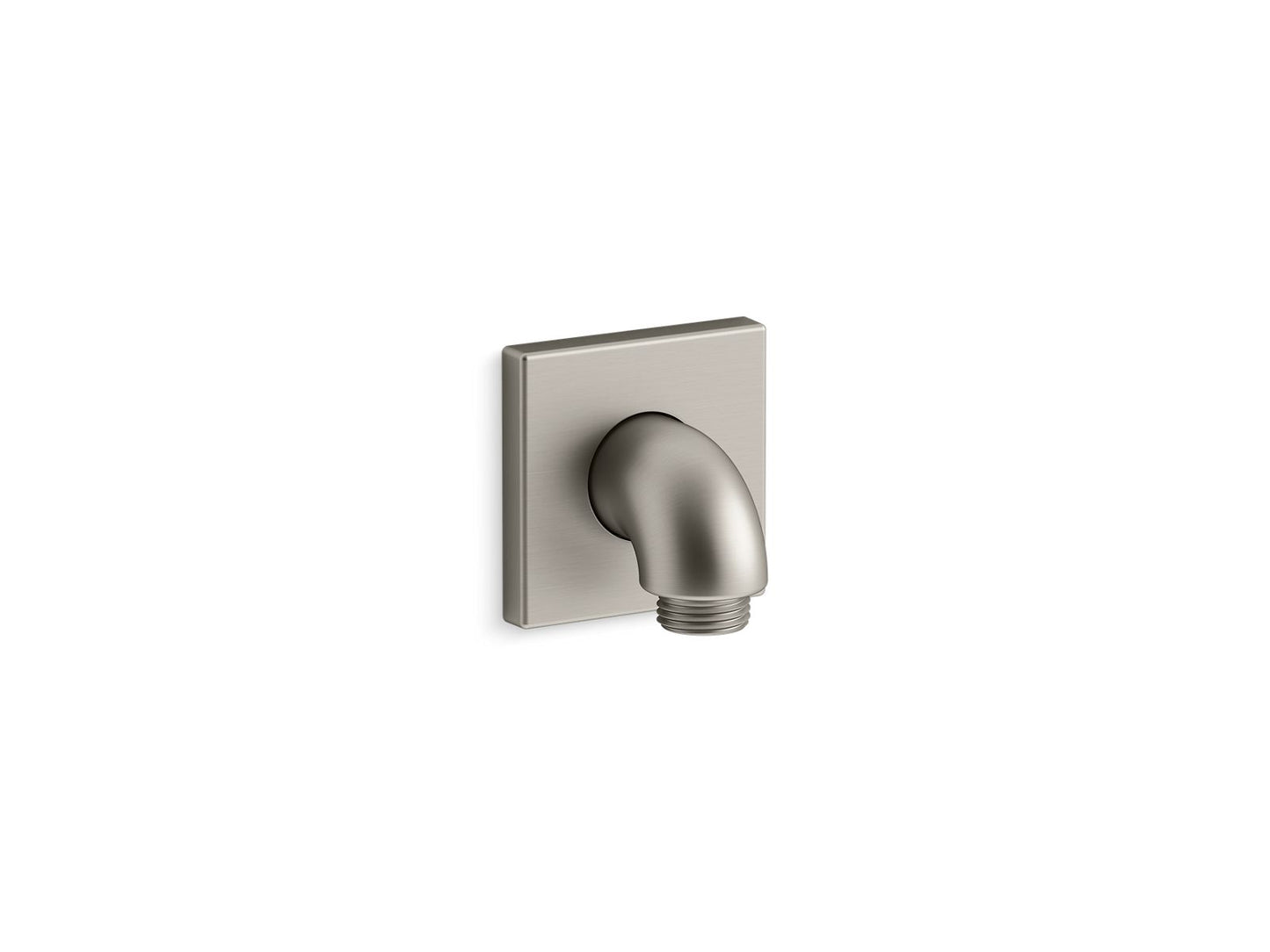 KOHLER K-22175-BN Loure Wall-mount supply elbow with check valve - Vibrant Brushed Nickel