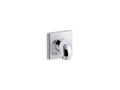 KOHLER K-22175-CP Loure Wall-Mount Supply Elbow With Check Valve - Polished Chrome