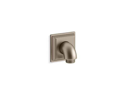 KOHLER K-22171-BV Memoirs Stately Wall-Mount Supply Elbow With Check Valve In Vibrant Brushed Bronze