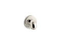 KOHLER K-22172-SN Purist Stillness Wall-Mount Supply Elbow With Check Valve - Vibrant Polished Nickel