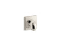 KOHLER K-22175-SN Loure Wall-Mount Supply Elbow With Check Valve - Vibrant Polished Nickel
