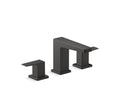 KOHLER K-36786-4-BL Honesty Widespread Bathroom Sink Faucet, 1.2 Gpm - Matte Black