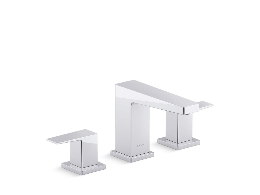 KOHLER K-24857-4-BN Honesty Widespread Bathroom Sink Faucet, 0.5 Gpm - Vibrant Brushed Nickel