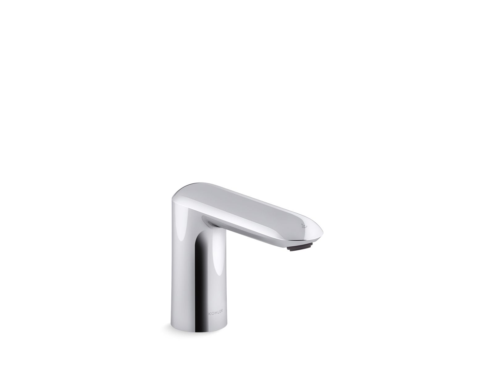 KOHLER K-104K36-SANA-CP Kumin Touchless Single-Hole Lavatory Faucet With Kinesis Sensor Technology, Dc-Powered, 0.5 Gpm - Polished Chrome
