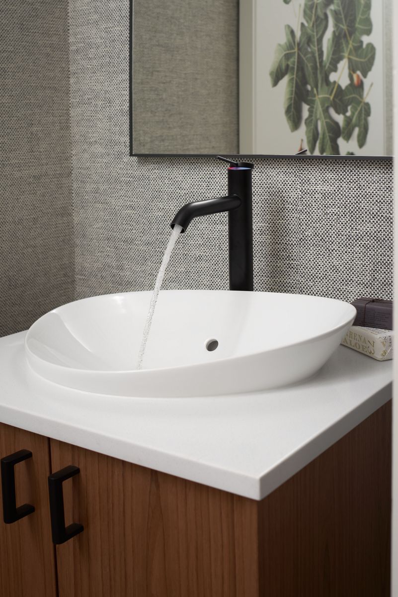 KOHLER K-77959-4A-CP Components Tall Single-Handle Bathroom Sink Faucet, 1.2 Gpm - Polished Chrome