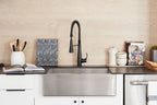 KOHLER K-22033-VS Simplice Semi-Professional Kitchen Sink Faucet With Three-Function Sprayhead - Vibrant Stainless