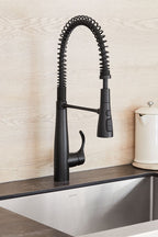 KOHLER K-22033-VS Simplice Semi-Professional Kitchen Sink Faucet With Three-Function Sprayhead - Vibrant Stainless