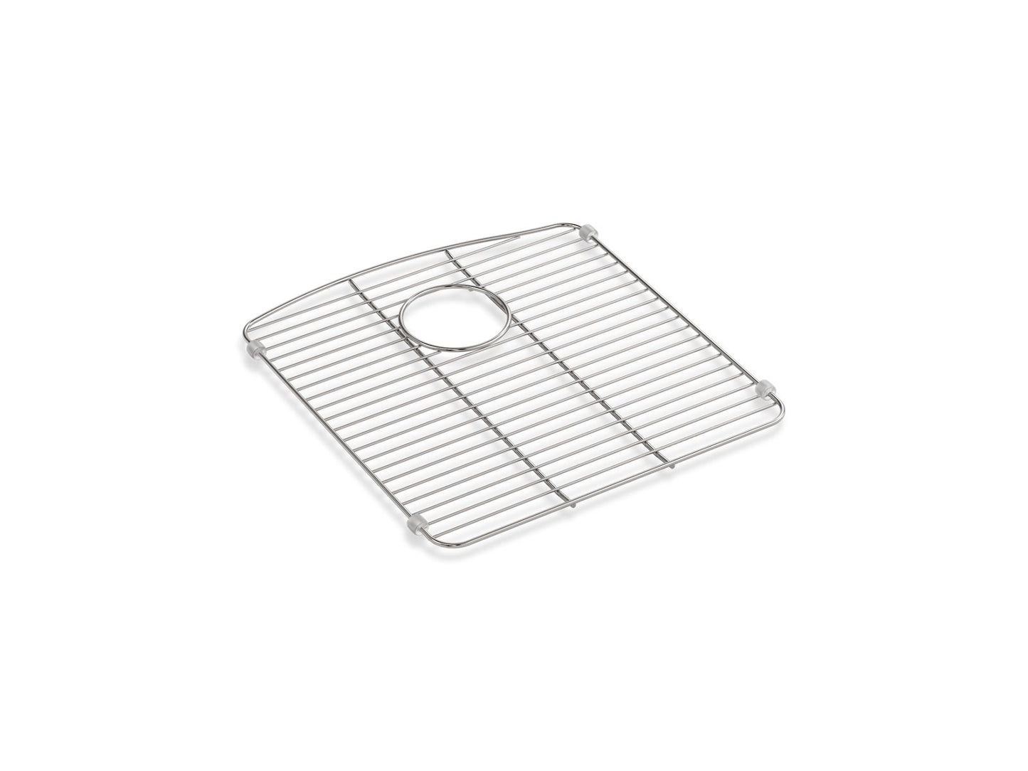 KOHLER K-80047-ST Kennon Large Stainless Steel Sink Rack, 16-1/2" X 15-3/16" In Stainless Steel