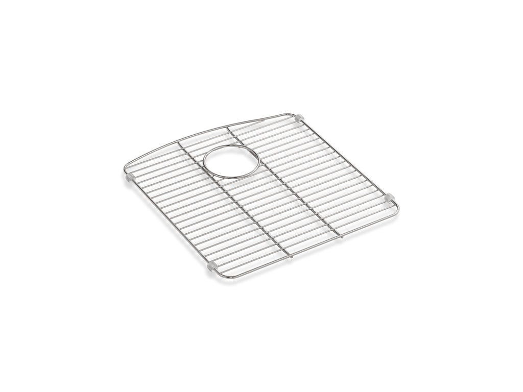 KOHLER K-80047-ST Kennon Large Stainless Steel Sink Rack, 16-1/2" X 15-3/16" - Stainless Steel