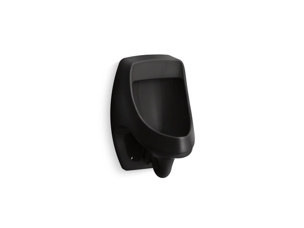 KOHLER K-5452-ER-7 Dexter Washout Half-Stall 0.125 Gpf Urinal, Rear Spud - Black Black
