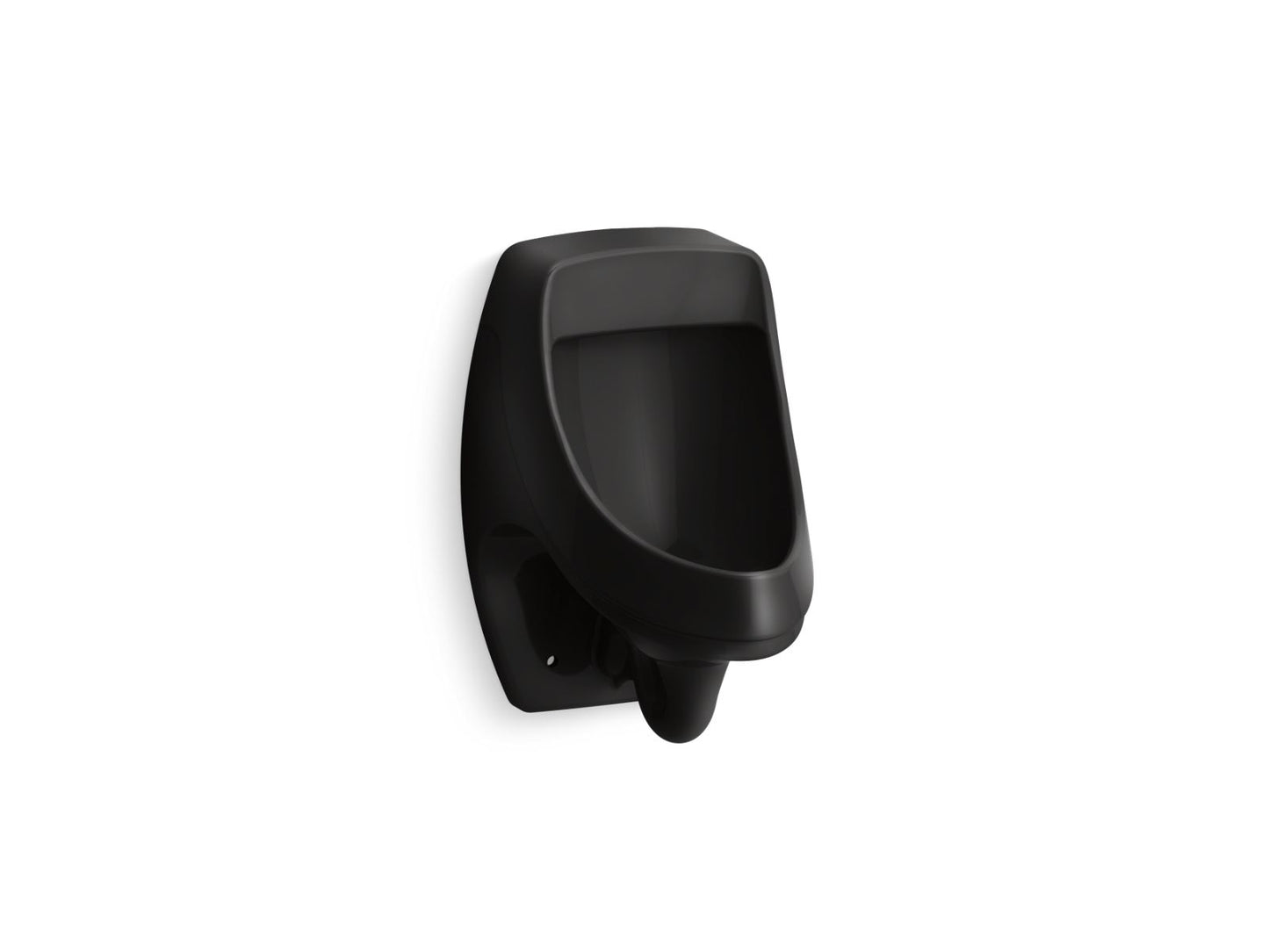 KOHLER K-5452-ER-7 Dexter Washout half-stall 0.125 gpf urinal, rear spud - Black Black