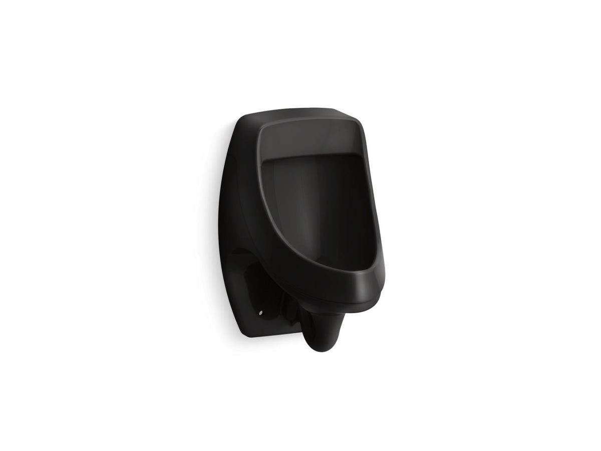 KOHLER K-5452-ER-7 Dexter Washout Half-Stall 0.125 Gpf Urinal, Rear Spud - Black Black