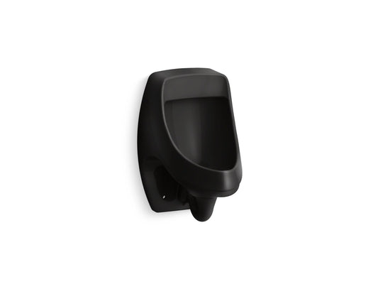 KOHLER K-5452-ER-7 Dexter Washout half-stall 0.125 gpf urinal, rear spud - Black Black