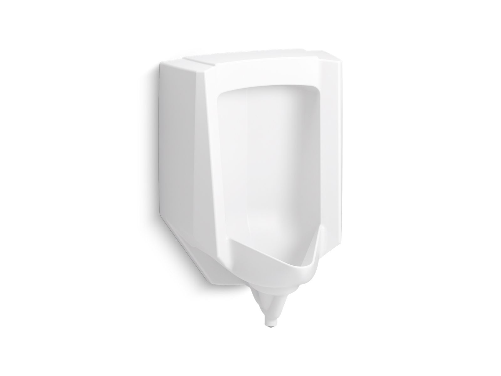 KOHLER K-25048-ER-0 Stanwell Blow-Out Half-Stall 0.5–1.0 Gpf Urinal, Rear Spud - White