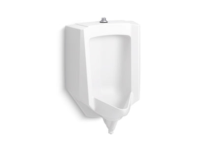 KOHLER K-25048-ET-0 Stanwell Blow-out half-stall 0.5–1.0 gpf urinal, top spud - White
