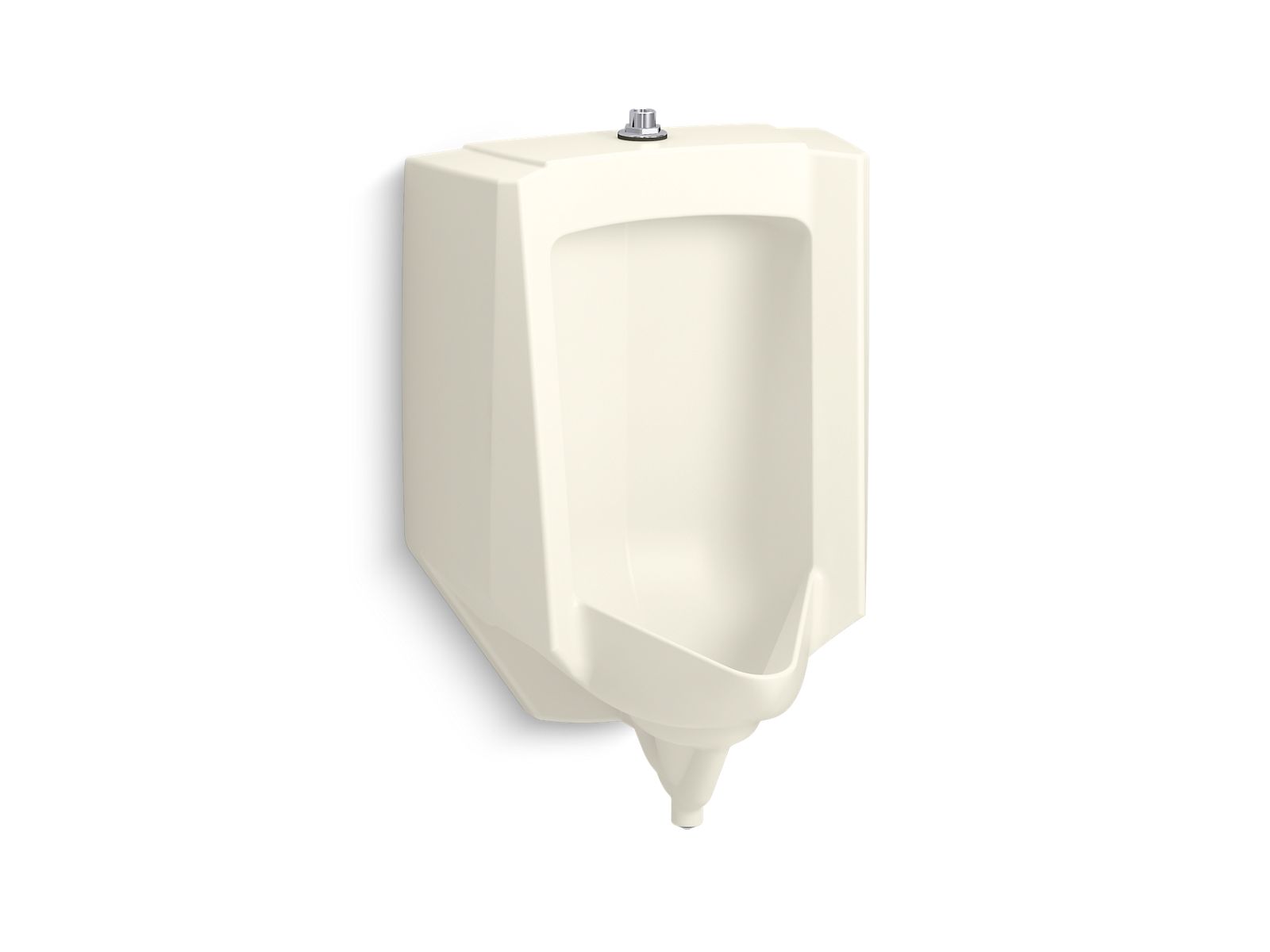 KOHLER K-25048-ET-96 Stanwell Blow-out half-stall 0.5–1.0 gpf urinal, top spud - Biscuit