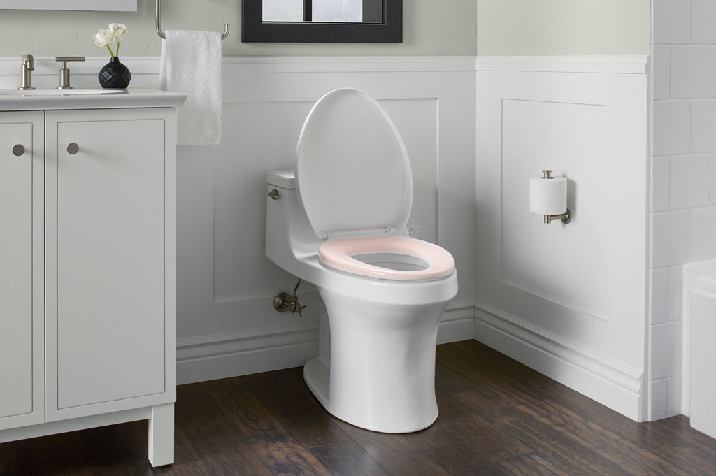 KOHLER K-10349-96 Purewarmth Heated Quiet-Close Elongated Toilet Seat - Biscuit