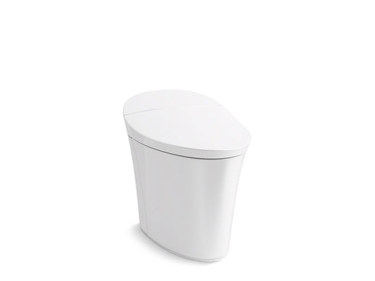 KOHLER K-5401-PA-0 Veil One-Piece Compact Elongated Smart Toilet, Dual-Flush In White