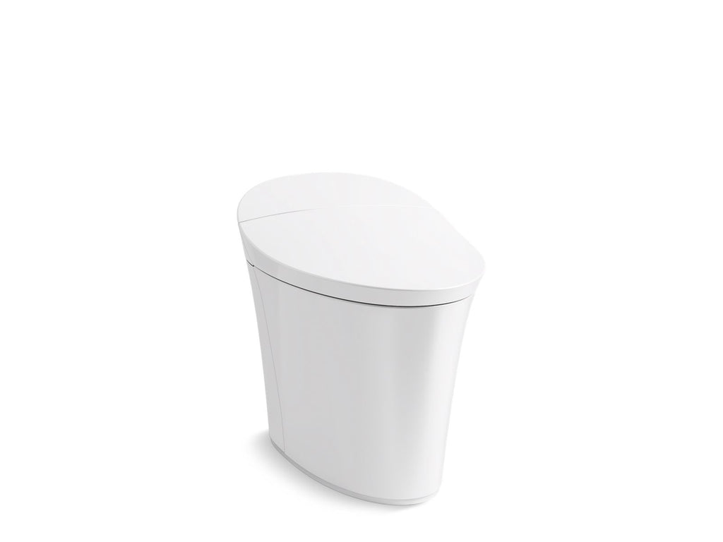 KOHLER K-5401-PA-0 Veil One-Piece Compact Elongated Smart Toilet, Dual-Flush - White