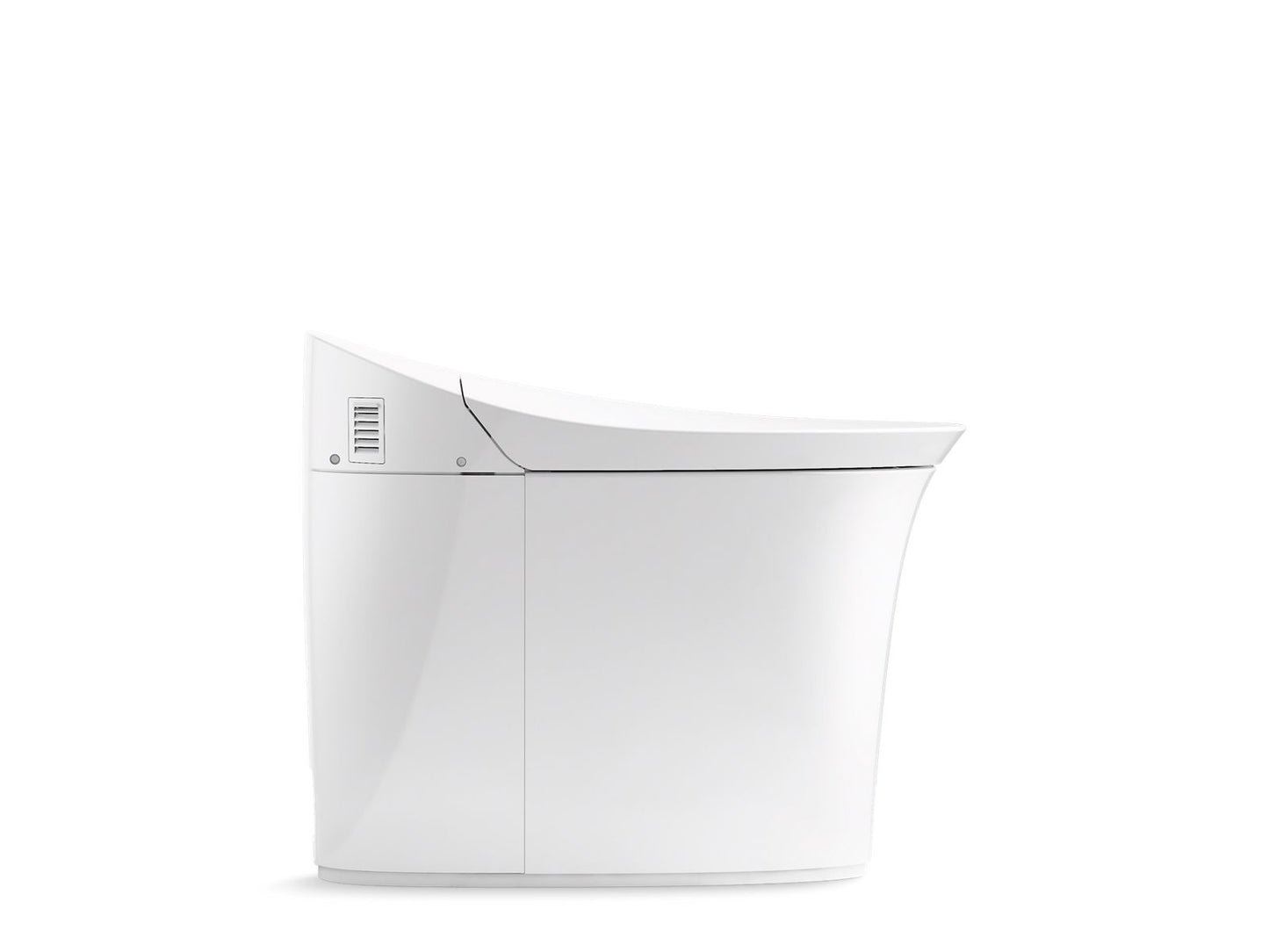 KOHLER K-5401-PA-0 Veil One-Piece Compact Elongated Smart Toilet, Dual-Flush In White