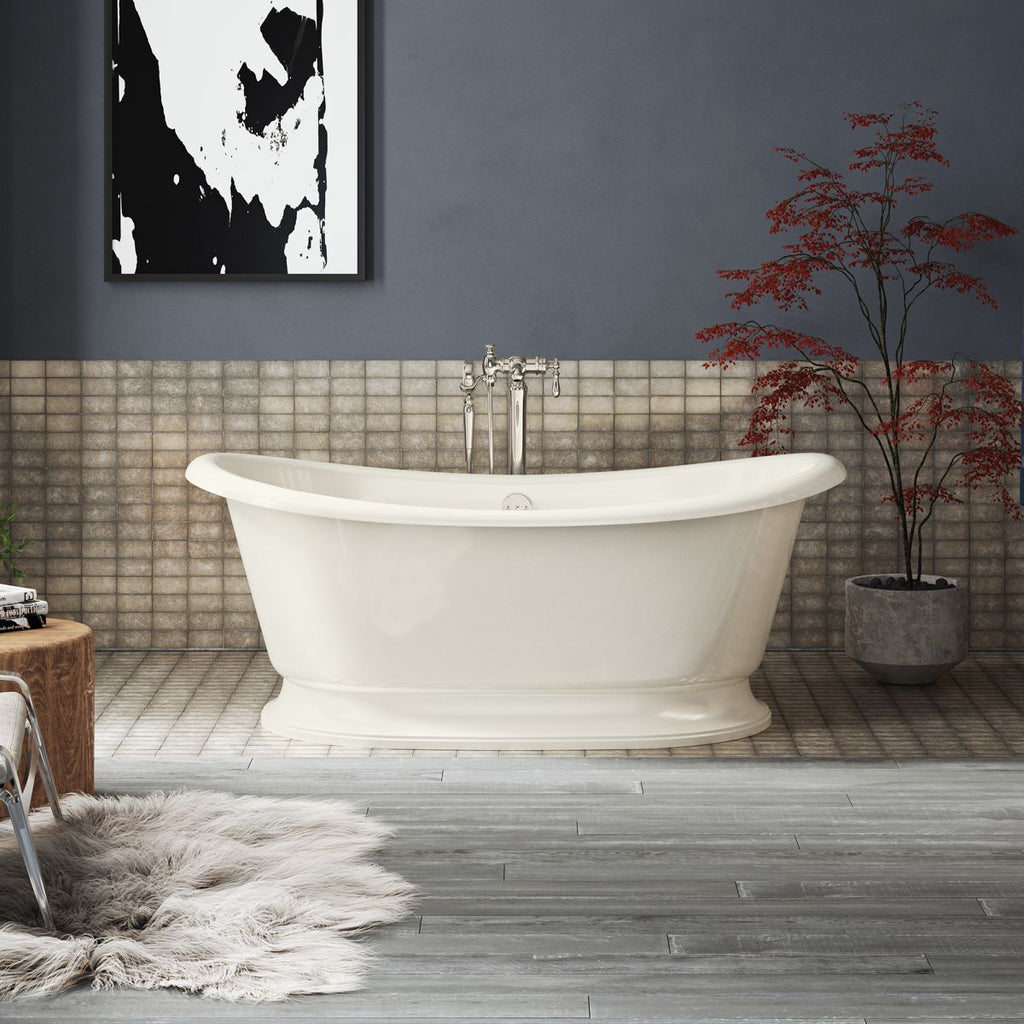 KOHLER K-21000-B-96 Artifacts 66-1/8" X 32-1/2" Freestanding Bath - Biscuit