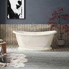 KOHLER K-21000-B-96 Artifacts 66-1/8" X 32-1/2" Freestanding Bath - Biscuit